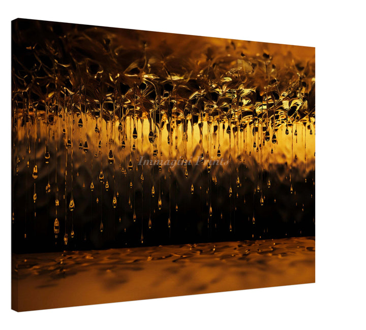 Golden Rain (Canvas Print)