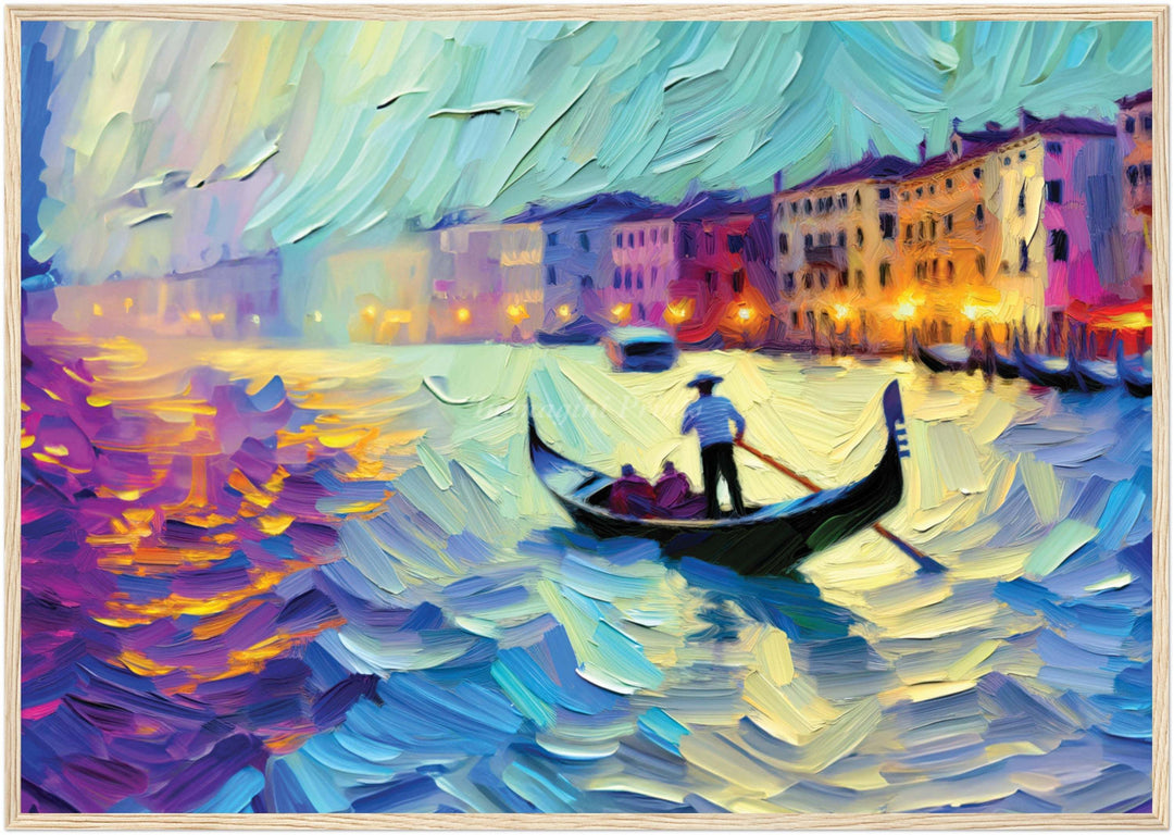 Gondola (Framed Art Print)