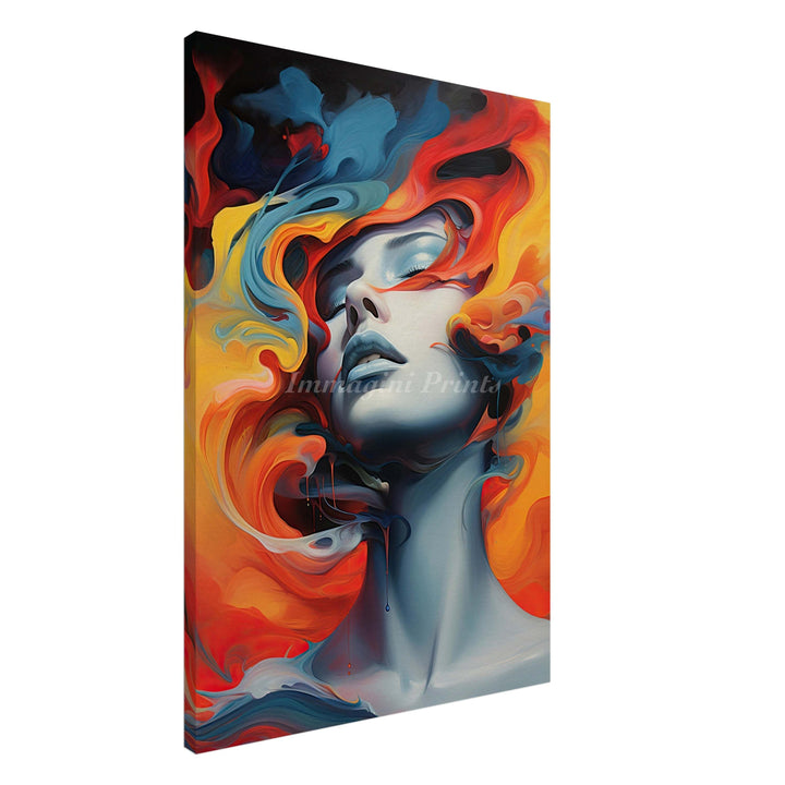 Mystique In Smoke (Canvas Print)