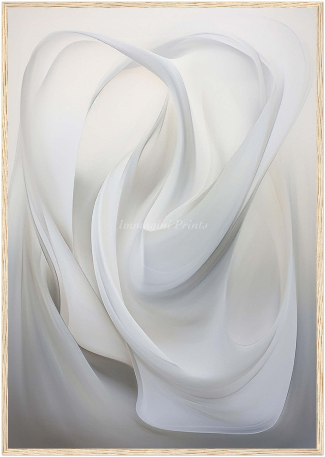 The Ivory Whirlwind (Framed Art Print)