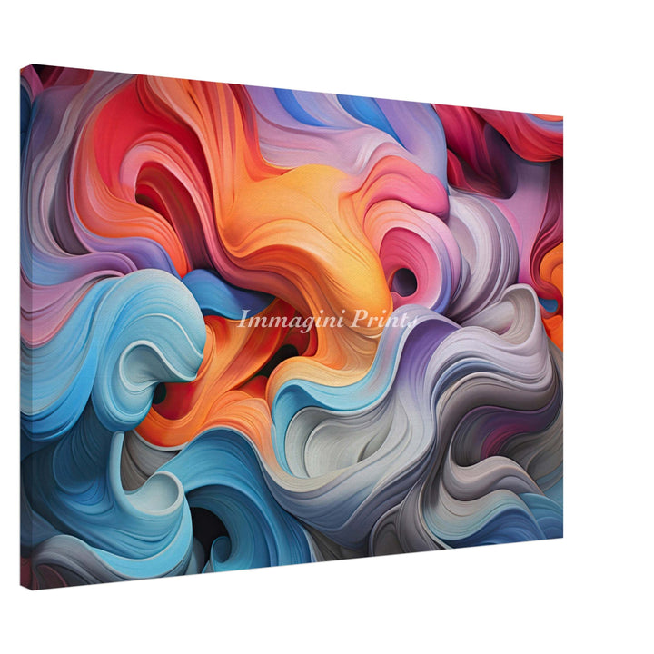 Chromaswirl (Canvas Print)