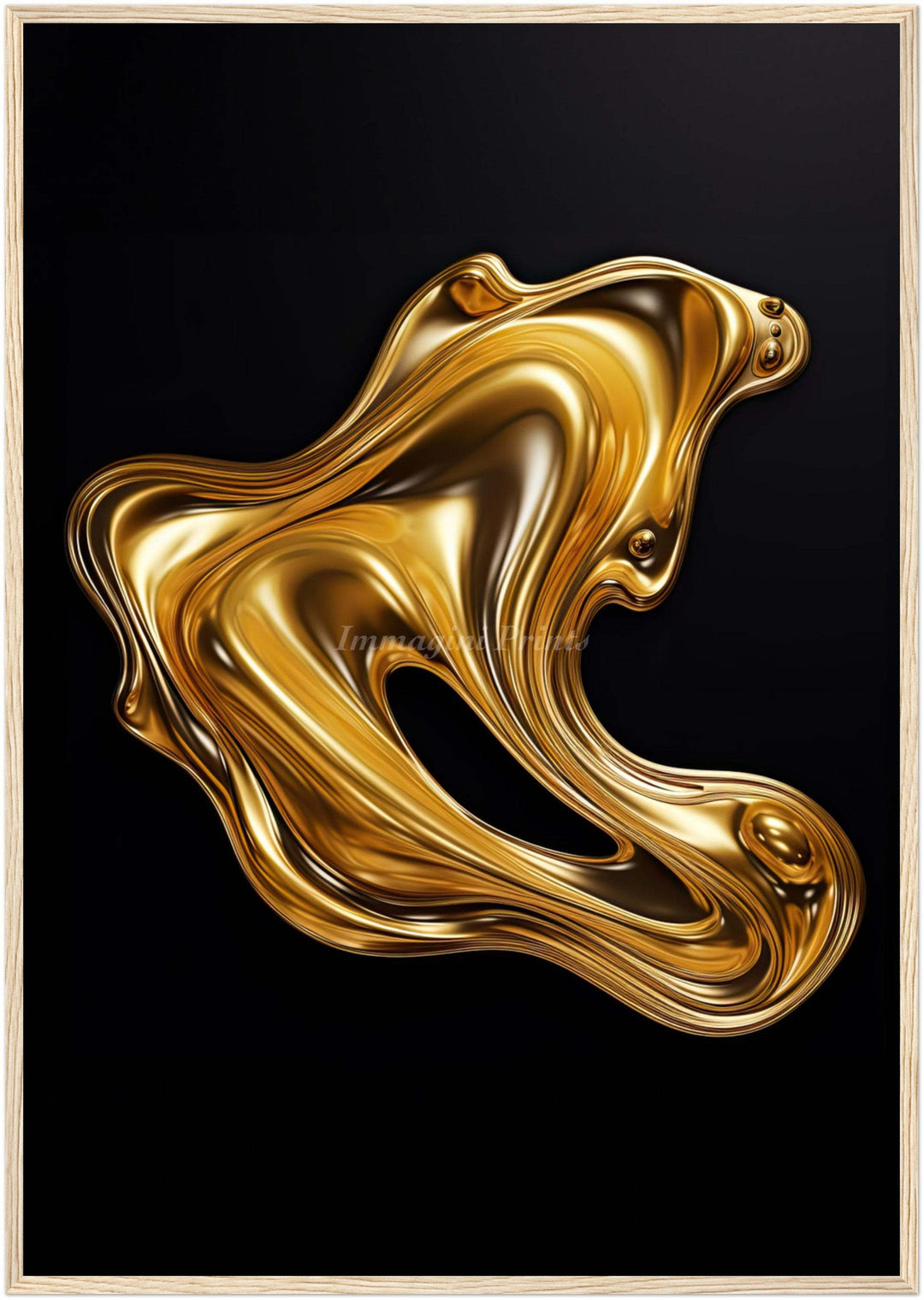 Liquid Gold (Framed Art Print)